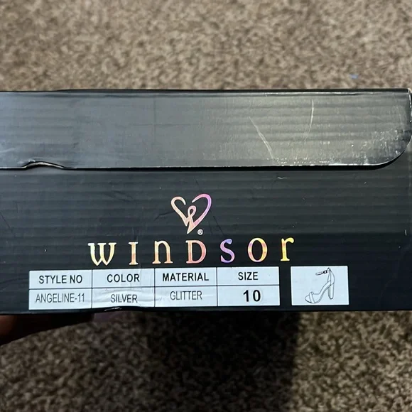 Windsor Glittering Silver Heels ✨ - Picture 5 of 7